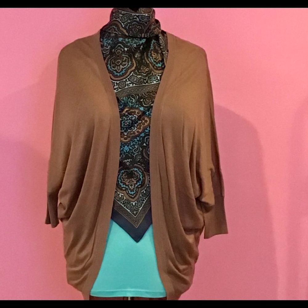 Cache brown cardigan